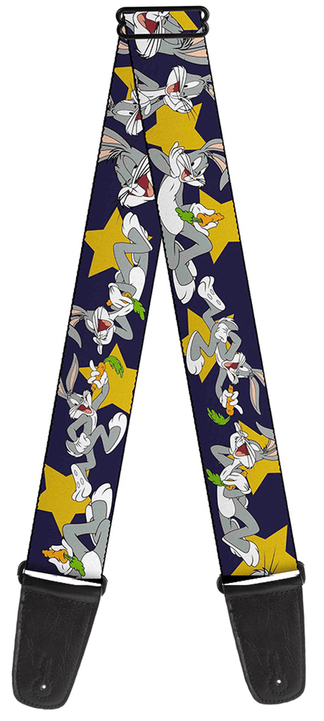 Buckle Down Looney Tunes Bugs Bunny Guitar Strap - A Strings