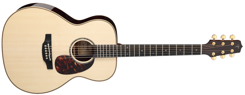 Takamine EF7M-LS OM Guitar, Northwest Lutz Spruce Top, Indian Rosewood Back - s/n 560505568