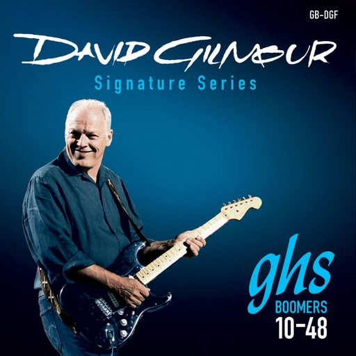 GHS Boomers David Gilmour Electric Guitar String Set, Nickel, GBDGF .010-.048