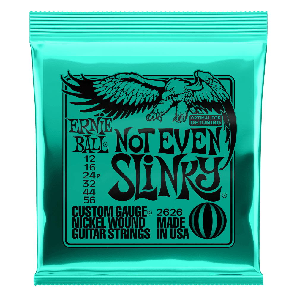 Ernie Ball Electric Guitar String Set, Nickel, Not Even Slinky .012-.056 - A Strings