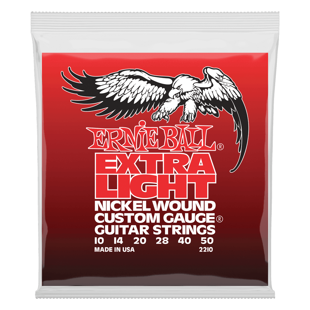 Ernie Ball Electric Guitar String Set Wound 3rd Nickel .010 .050