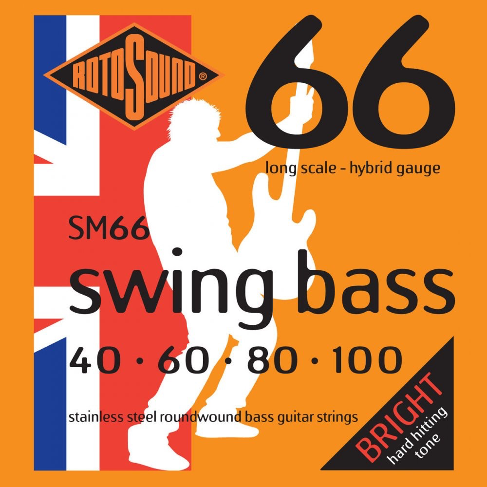 Rotosound SM66 Swing Bass String Set, .040-.100