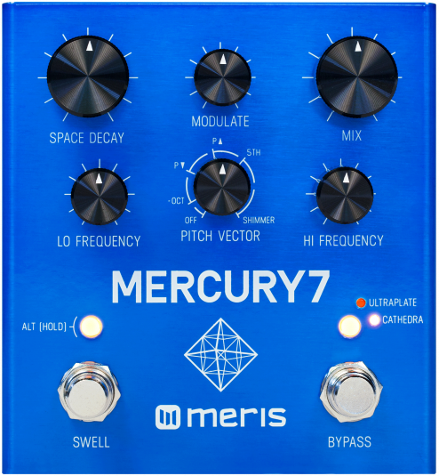Meris Mercury7 Algorithmic DSP Reverb Effects Pedal