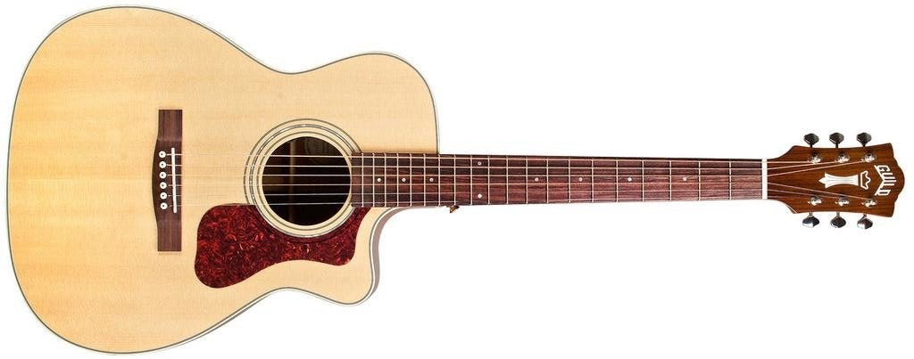 Guild OM-140CE, Electro-Acoustic, All Solid, Sitka Spruce Top, Mahogany Back, Natural Gloss