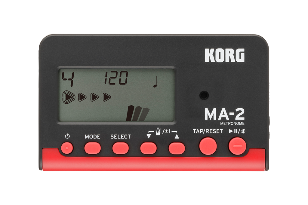 Korg MA-2 Digital Metronome in Black/Red