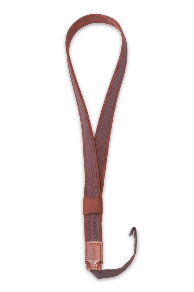 RightOn! Hook Ukulele/Mandolin Strap, Brown