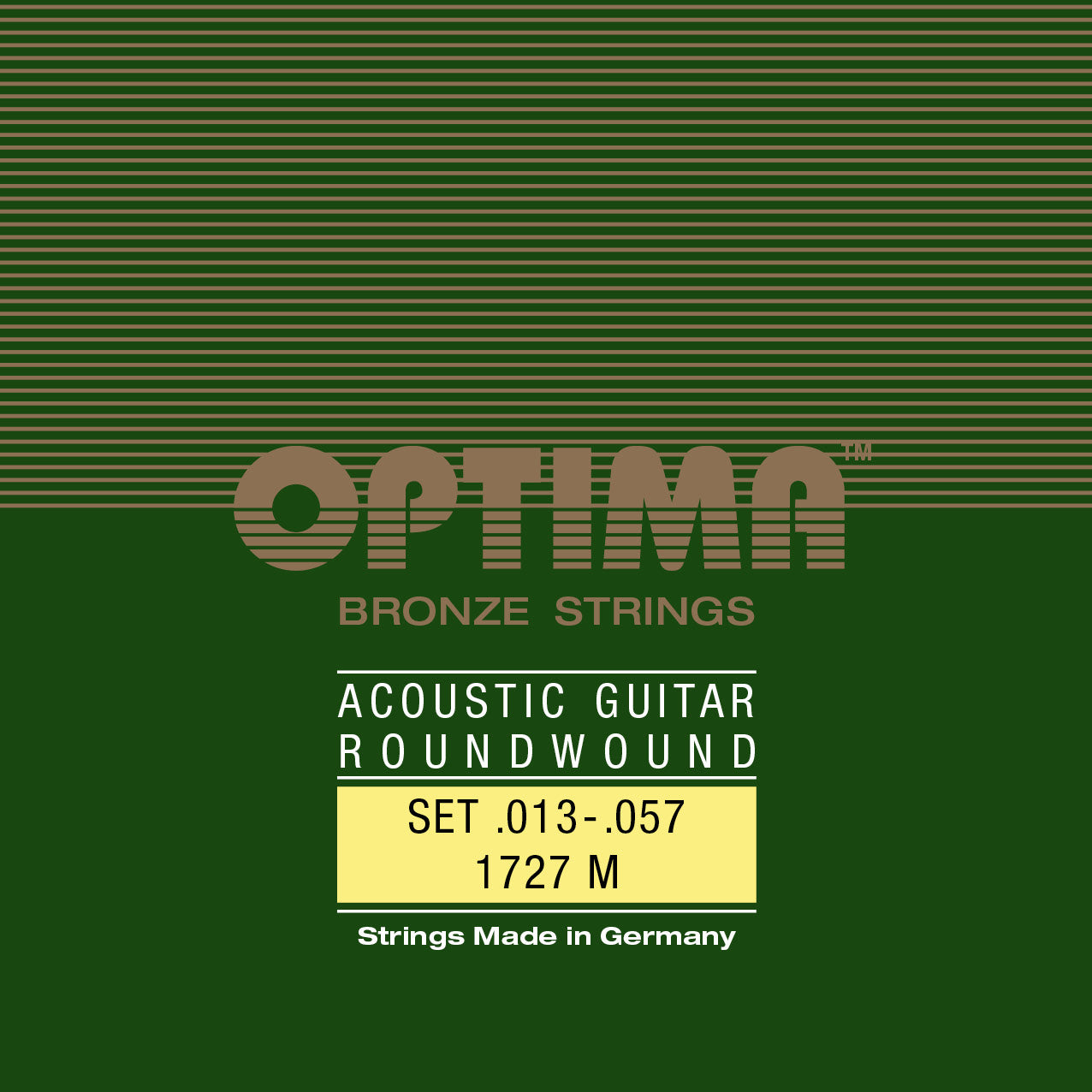 Optima Bow String Optima Acoustic String Set, Bronze, .013-.057 – A Strings