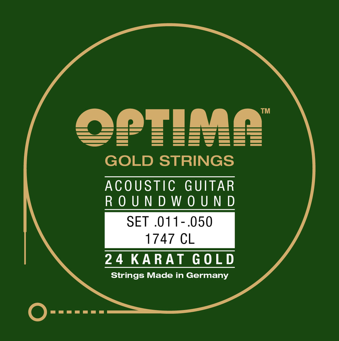 Optima Gold Acoustic String Set, .011-.050