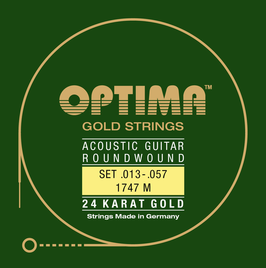 Optima Gold Acoustic String Set, .013-.057