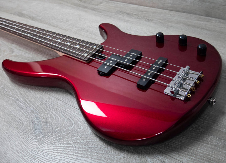 Yamaha TRBX174 Electric Bass, Metallic Red