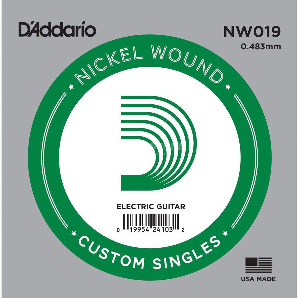 D'Addario Single String, Nickel Wound, .019 - A Strings