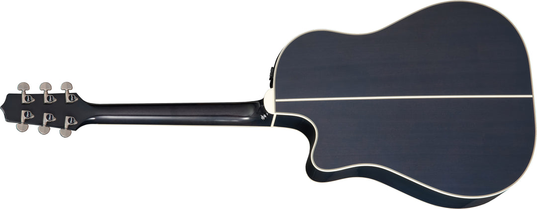 Takamine LTD 2021 Guitar, Solid Spruce Top, Sapele Back, Charcoal Blue