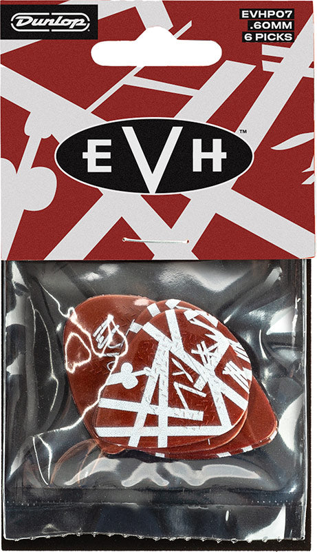 Jim Dunlop EVH "SHARK" Signature Max Grip Plectrums, 6-Pack