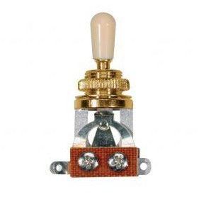 Boston 3-Way LP Toggle Switch, Ivory Cap - A Strings
