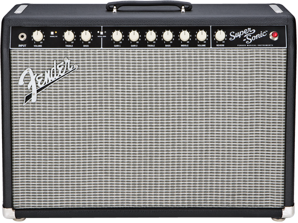 Fender Super-Sonic 22 Combo, 22w Valve Amp Combo, Black