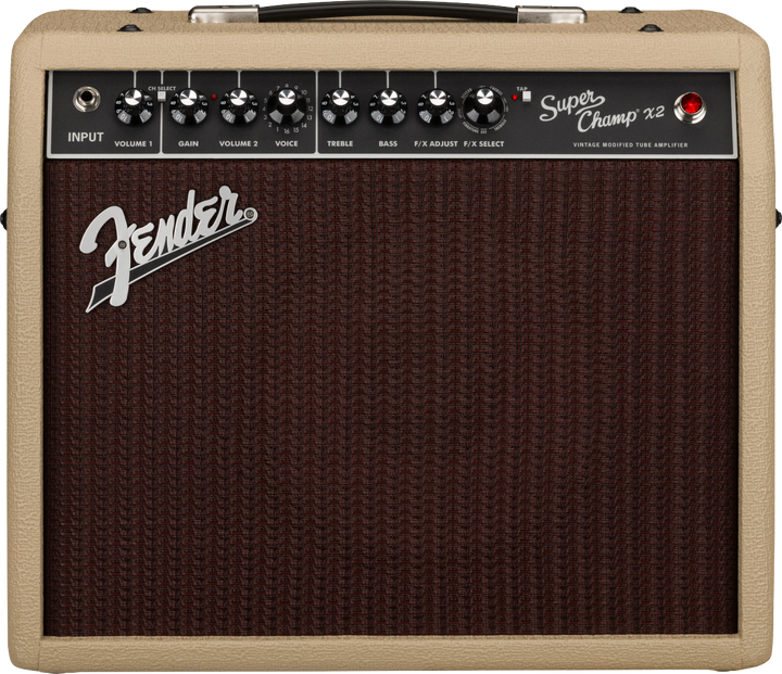 Fender Limited Edition Super Champ X2 15w Hybrid Valve Amp Combo, Ragin' Cajun, Blonde
