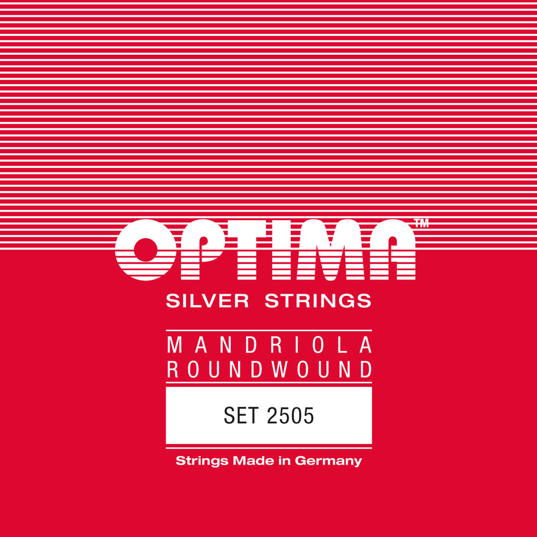 Optima Mandriola (High Octave) String Set, Silver, Loop End