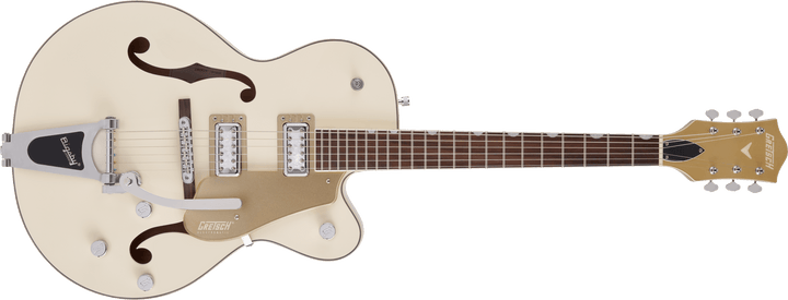 Gretsch G5410T Limited Edition Electromatic Tri-Five Hollow Body Single-Cut with Bigsby, Rosewood Fingerboard, Two-Tone Vintage White/Casino Gold