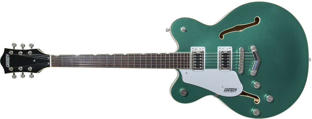 Gretsch G5622LH Electromatic Center Block Double-Cut with V-Stoptail, Left-Handed, Laurel Fingerboard, Georgia Green