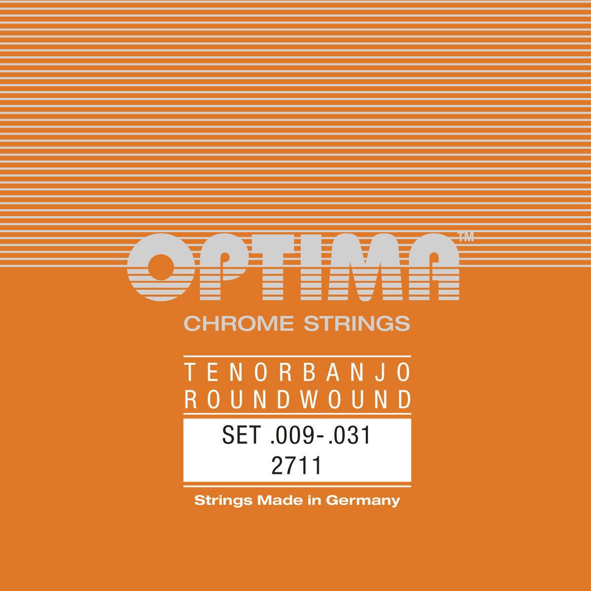 Optima Tenor String Banjo String Set, Chrome Polished, Ball End, .009 ...