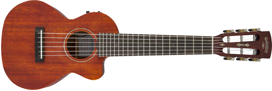 Gretsch G9126 A.C.E. Guitar-Ukulele, Acoustic-Cutaway-Electric with Gig Bag, Ovangkol Fingerboard, Fishman Kula Pickup, Honey Mahogany Stain