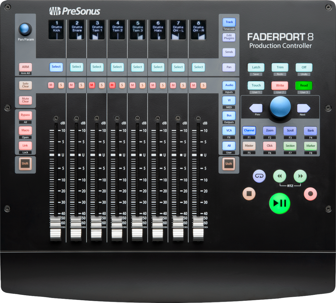 PreSonus FaderPort 8 Production Controller, Black