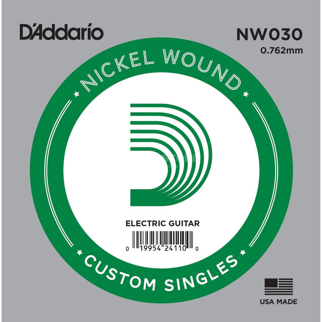 D'Addario Single String, Nickel Wound, .030 - A Strings