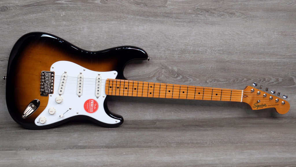 Squier Classic Vibe 50s Stratocaster, Maple Fingerboard, 2-colour