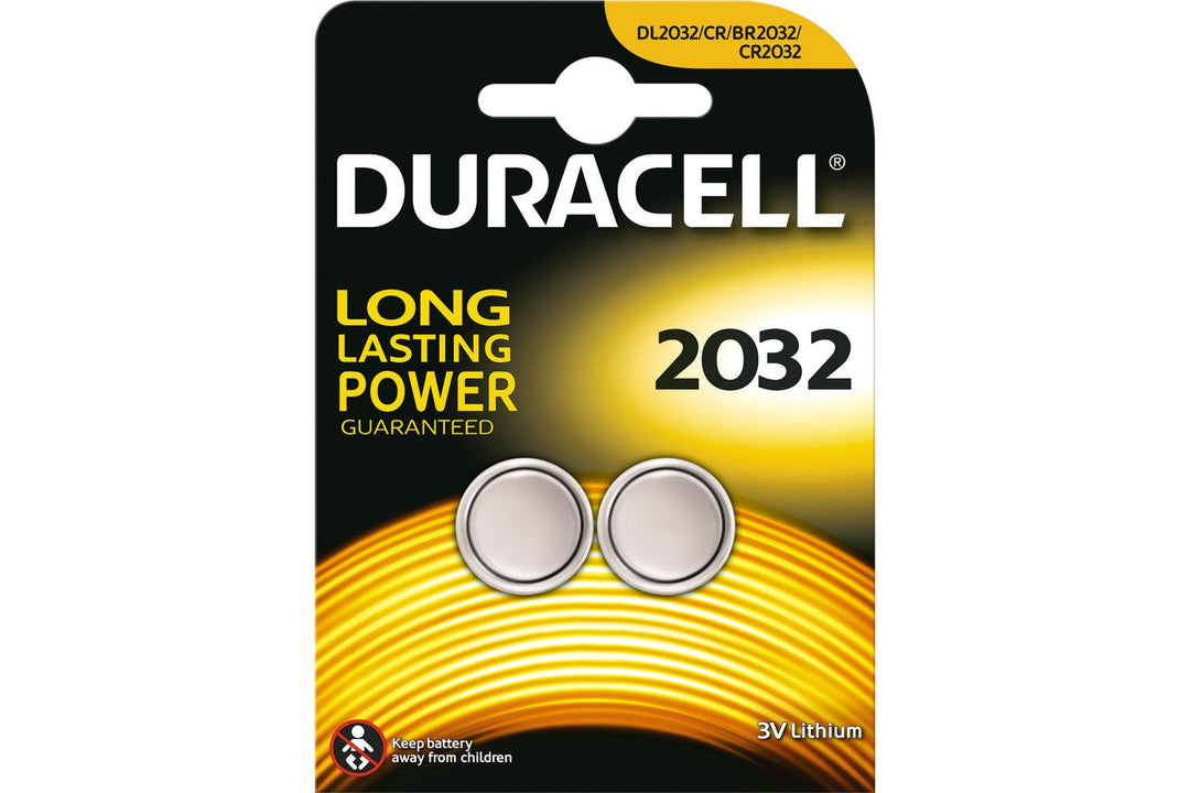 Duracell Lithium Coin Cell Battery CR2032, 2 Pack - A Strings