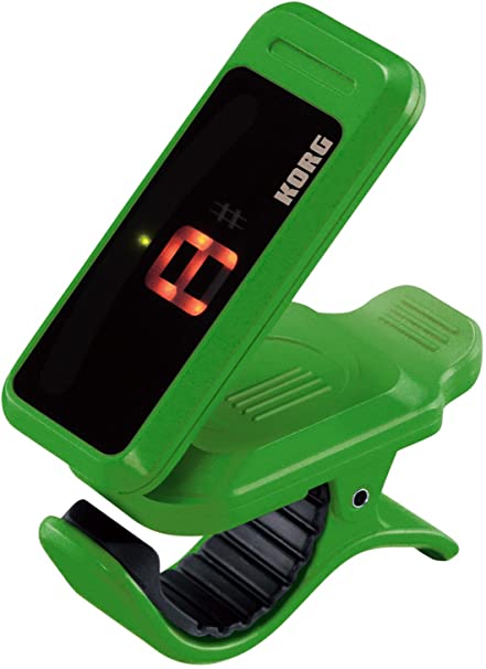 Korg PitchClip Clip-On Tuner, Green