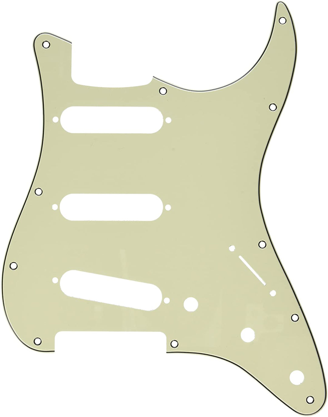 Fender Pickguard, Strat, 11 Hole, 3-Ply Mint Green
