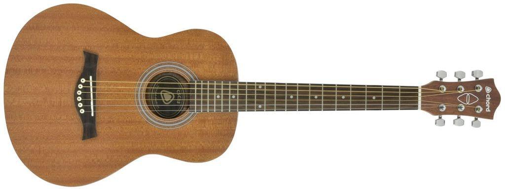 Chord CSC35 Travel Guitar, Sapele - A Strings