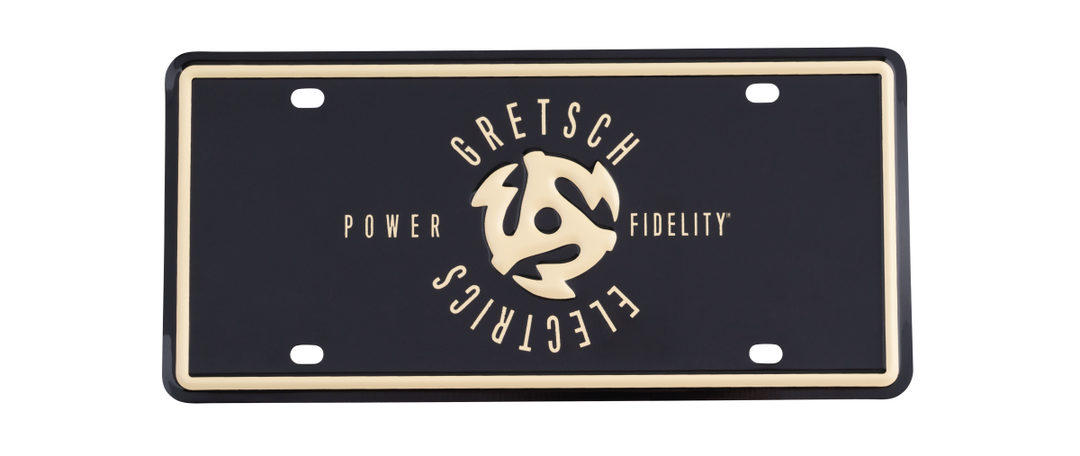 Gretsch Power & Fidelity License Plate