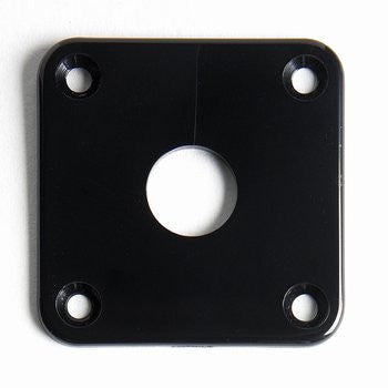 AllParts Square Jackplate for Les Paul, Black