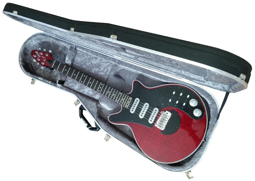 BMG Liteflite Fitted Hard Case for Red Special Guitar, by Hiscox - A Strings