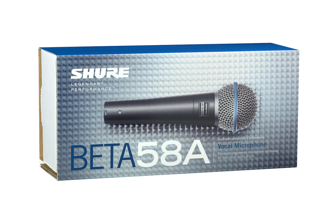 Shure Beta Series SM58A Supercardioid Dynamic Vocal Microphone