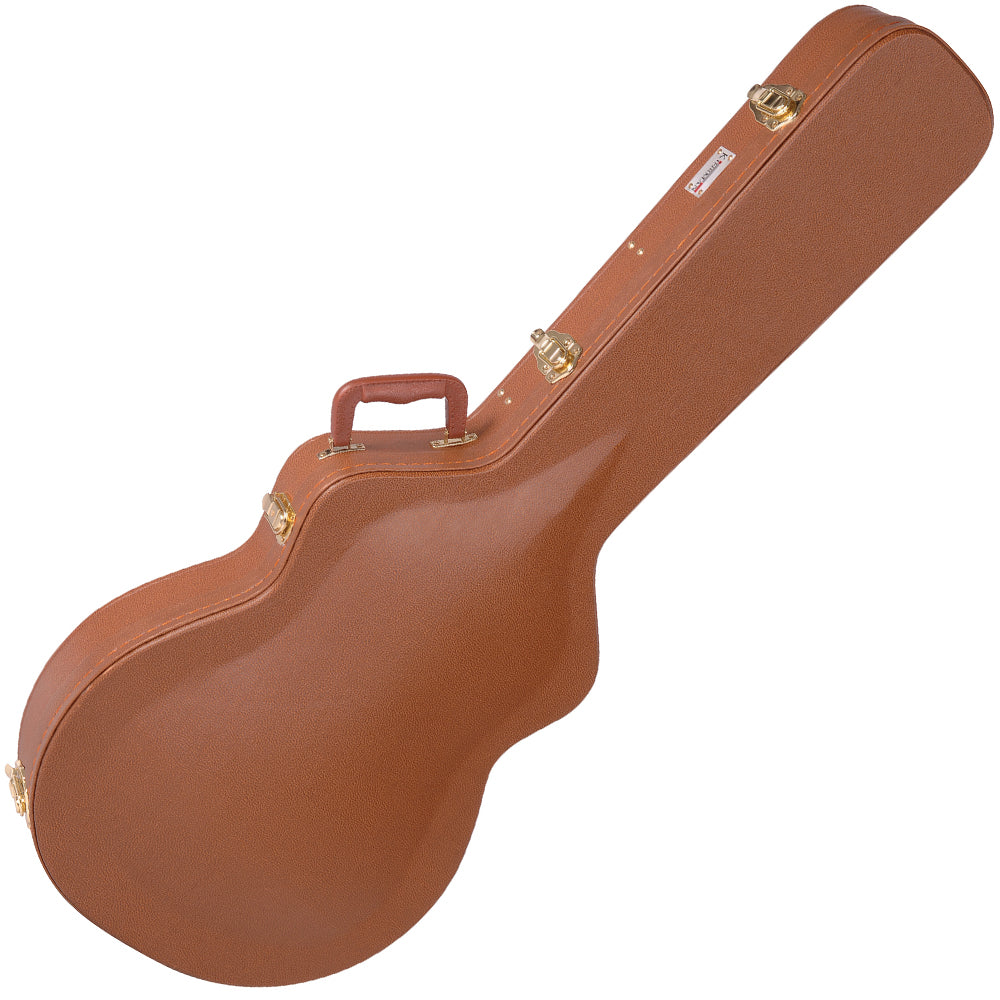 Kinsman Deluxe Hardshell Vintage Arch Top Semi Acoustic Guitar Case