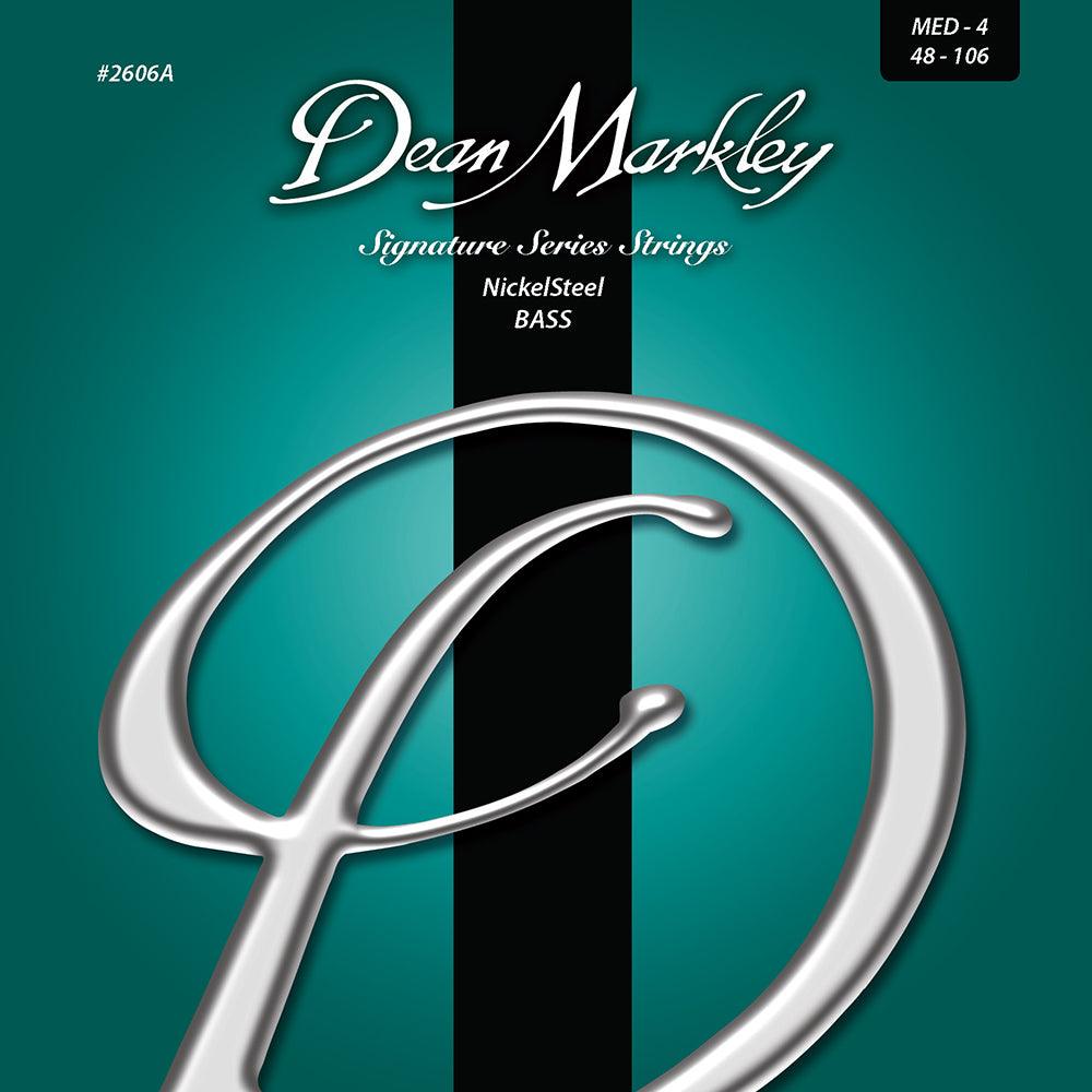 Dean Markley NickelSteel Signature Bass Strings Medium 4 String 48-106 - A Strings
