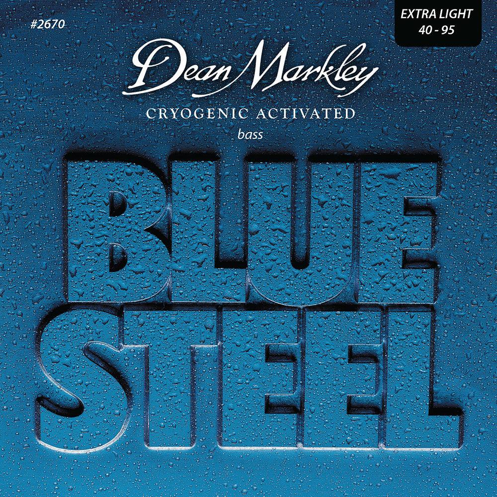 Dean Markley Blue Steel Bass Guitar Strings Extra Light 4 String 40-95 - A Strings