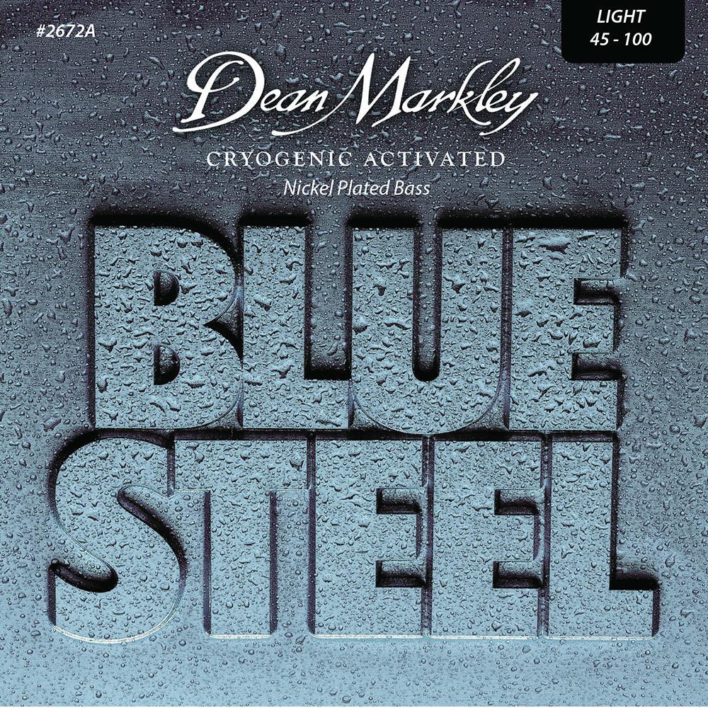 Dean Markley Blue Steel NPS Bass Guitar Strings Light 4 String 45-100 - A Strings