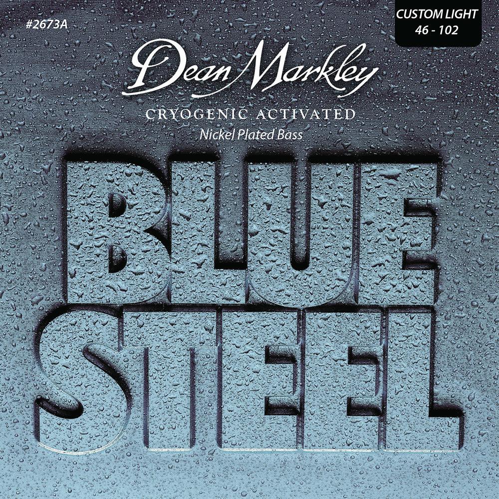 Dean Markley Blue Steel NPS Bass Guitar Strings Custom Light 4 String 46-102 - A Strings