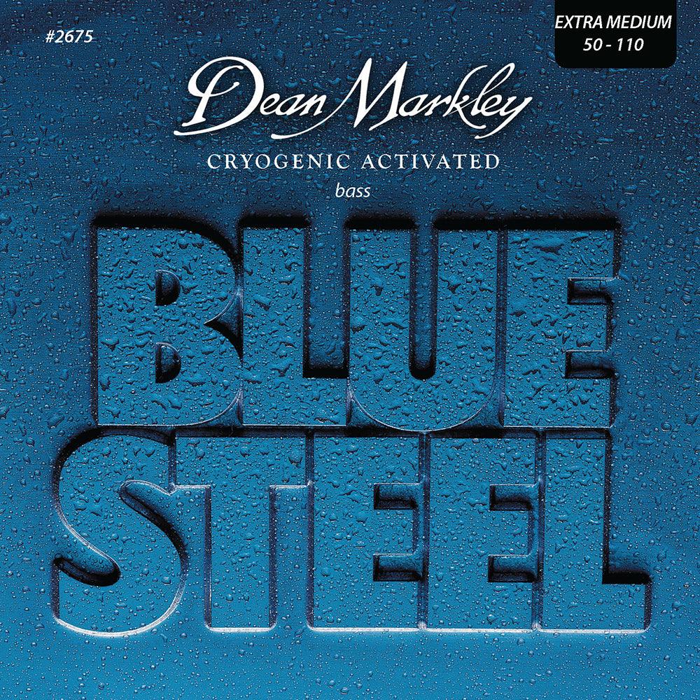Dean Markley Blue Steel Bass Guitar Strings Extra Medium 4 String 50-110 - A Strings