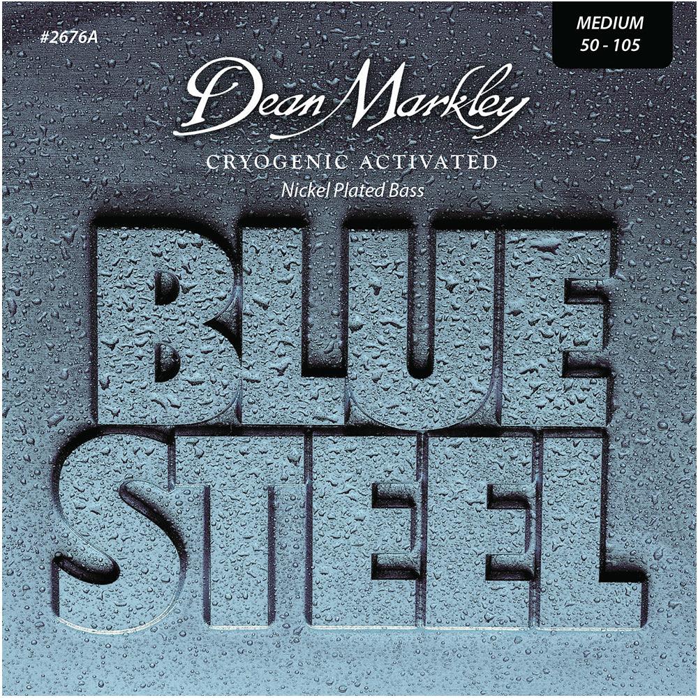 Dean Markley Blue Steel NPS Bass Guitar Strings Medium 4 String 50-105 - A Strings