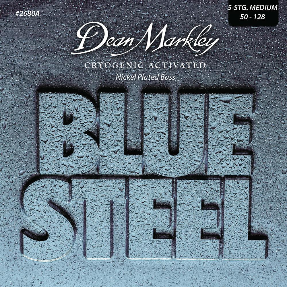 Dean Markley Blue Steel NPS Bass Guitar Strings Medium 5 String 50-128 - A Strings