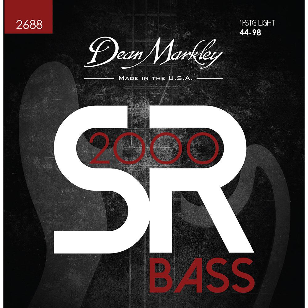 Dean Markley SR2000 High Performance Bass Guitar Strings, .044-.098 - A Strings