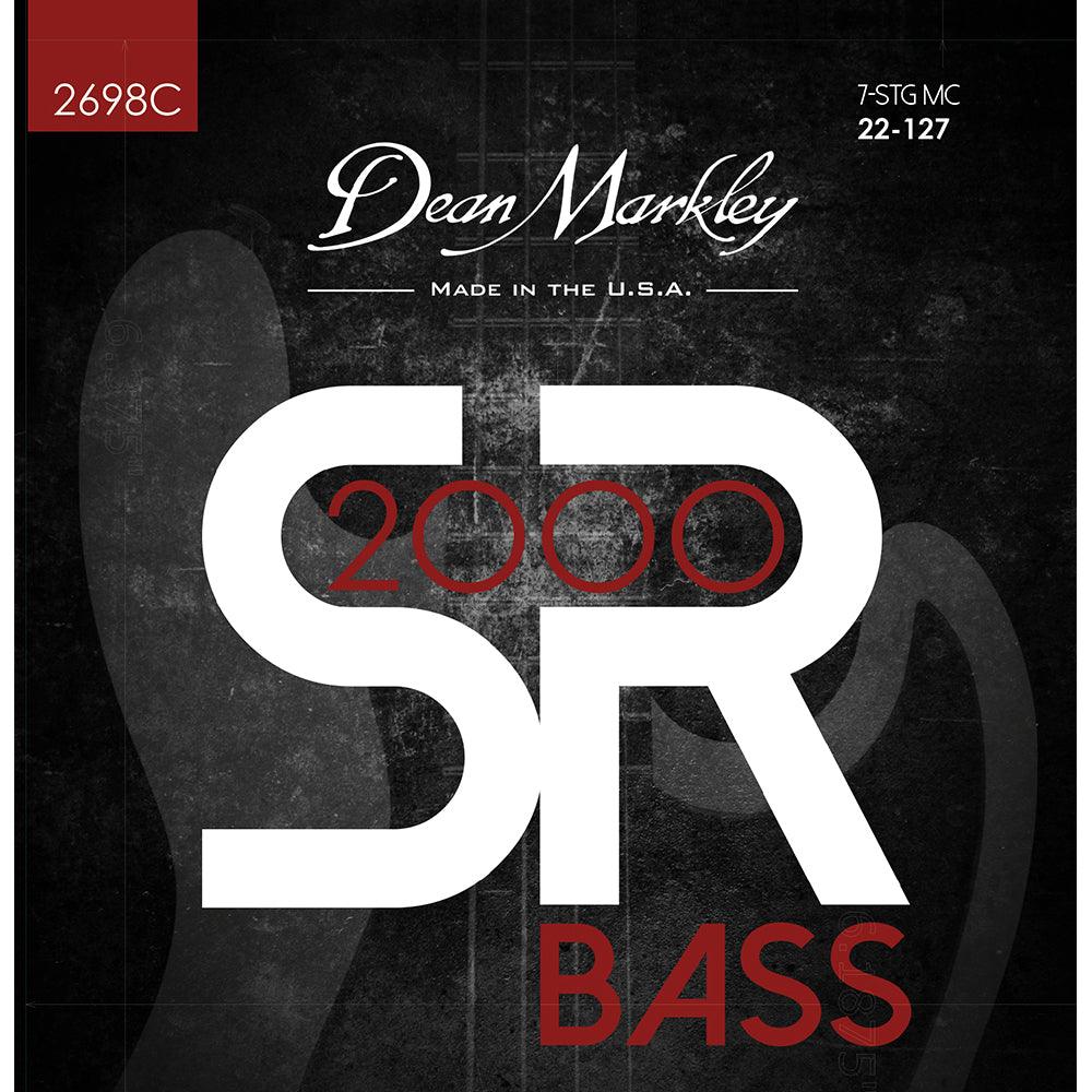 Dean Markley SR2000 High Performance Bass Guitar Strings, 7 String, .022-.127 - A Strings