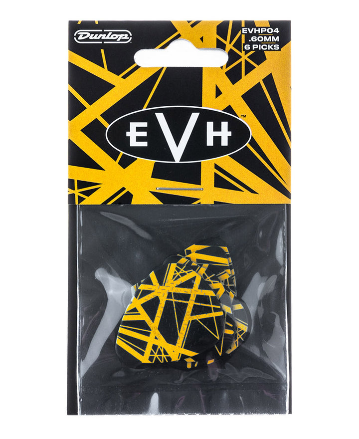 Jim Dunlop EVH "VH II" Signature Max Grip Plectrums, 6-Pack