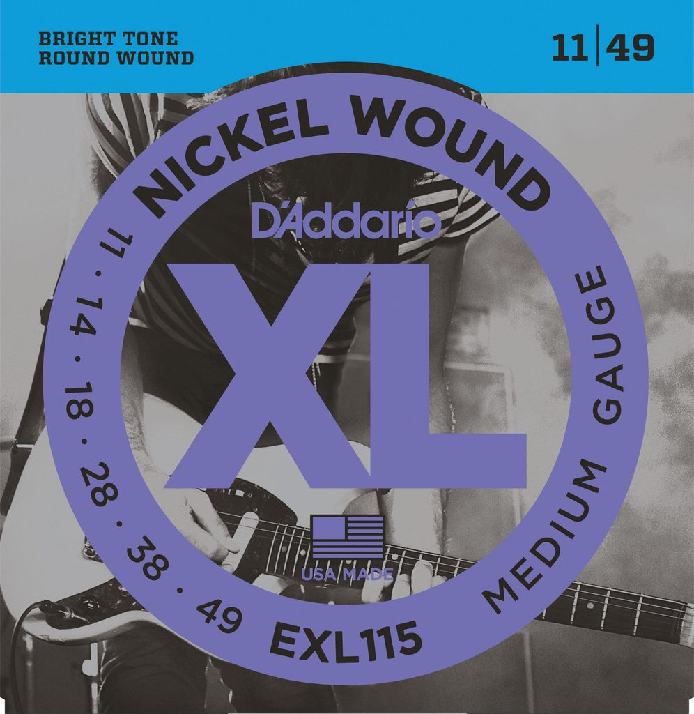 D Addario XL Electric Guitar String Set Nickel EXL115 Medium