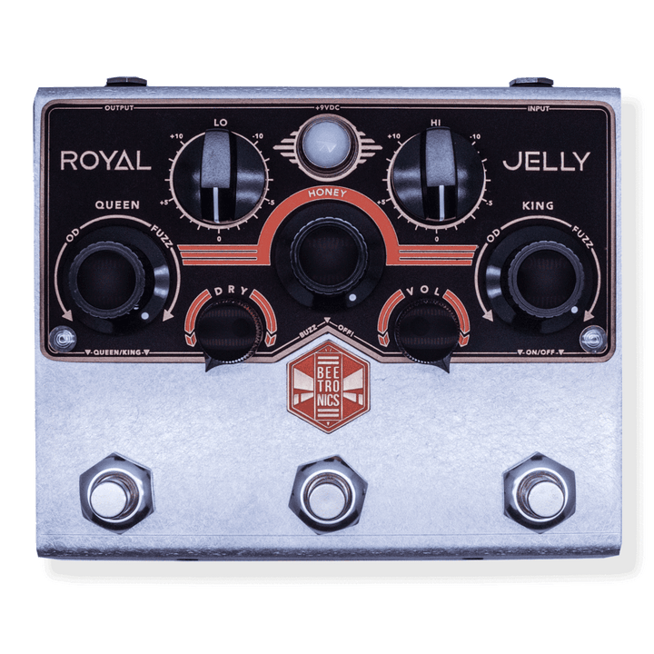 Beetronics Royal Jelly V2 Overdrive Fuzz Blender - A Strings