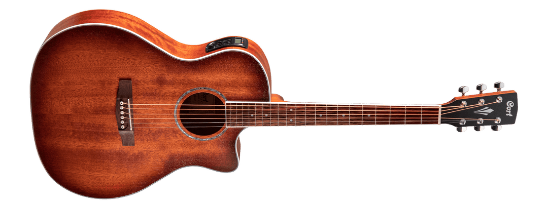 Cort GA MEDX Grand Regal Series Mahogany Open Pore Acoustic Guitar - A Strings